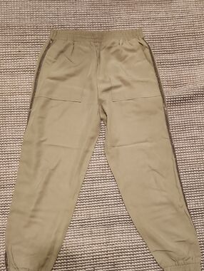 Women's Olive Green Casual Jogger Pants